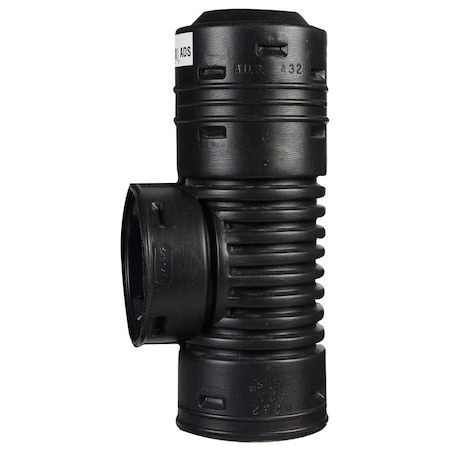 Advanced Drainage Systems Advance Drainage Systems Schedule 40 4 in. 4 in. D Polyethylene 12 in. Blind Tee 8 pk 0441AA